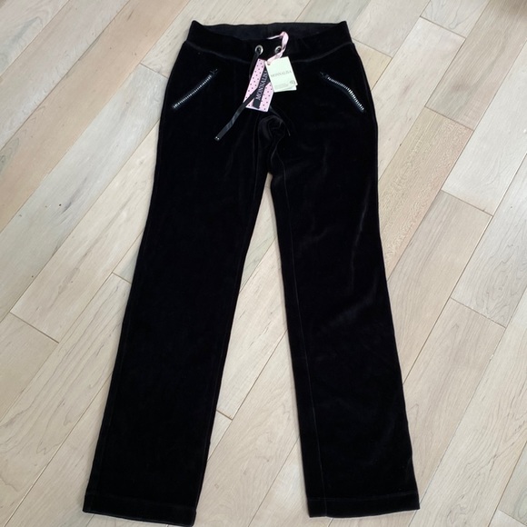 Monnalisa girls soft cotton velour pants sweatpants